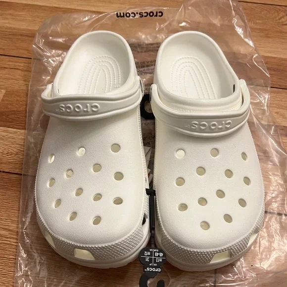 white crocs size 11